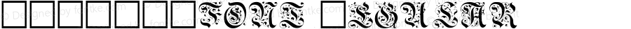 SEXTANSfont Regular Altsys Fontographer 3.5  3/28/01