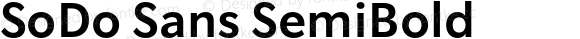 SoDo Sans SemiBold Version 1.003;SodoSans