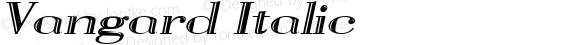 Vangard Italic