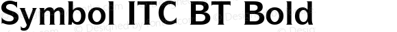 Symbol ITC BT Bold spoyal2tt v4.6