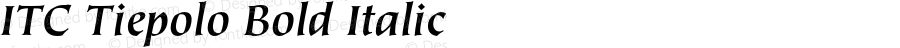 ITC Tiepolo Bold Italic