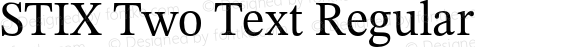 STIX Two Text Regular