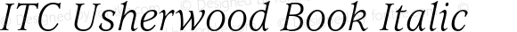 Usherwood-BookItalic