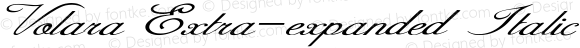 Volara Extra-expanded Italic