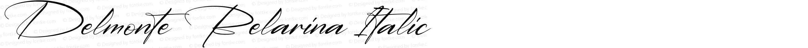 Delmonte Belarina Italic