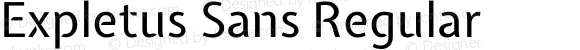 Expletus Sans Regular