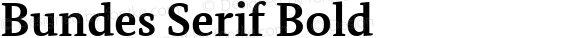 Bundes Serif Bold