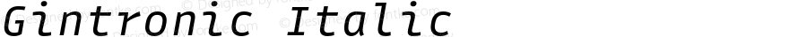 Gintronic-Italic