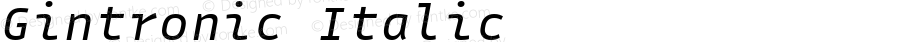 Gintronic-Italic