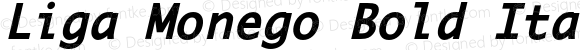 Liga Monego Bold Italic