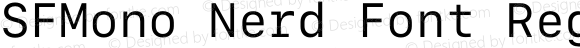 SFMono Nerd Font Regular