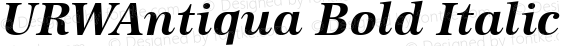 URWAntiqua Bold Italic