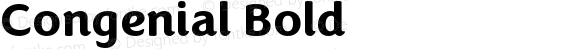 Congenial Bold