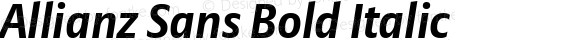 Allianz Sans Bold Italic Version 1.20