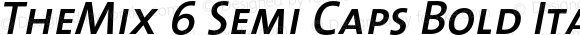 TheMix 6 Semi Caps Bold Italic 1.0