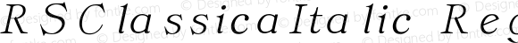 RSClassicaItalic