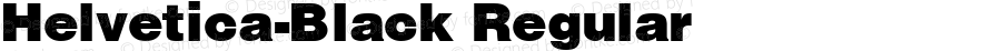 Helvetica Black