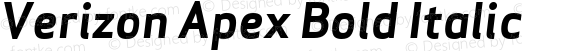 Verizon Apex Bold Italic