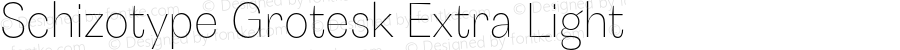 SchizotypeGrotesk-ExtraLight