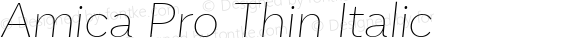 AmicaPro-ThinItalic