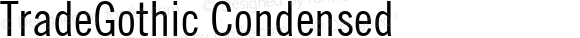 TradeGothic Condensed