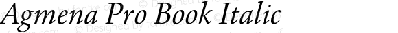 AgmenaPro-BookItalic