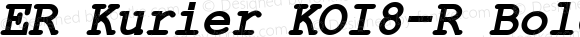 ER Kurier KOI8-R Bold Italic