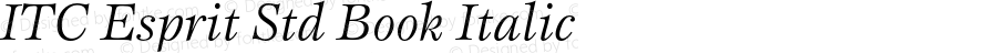 EspritStd-BookItalic