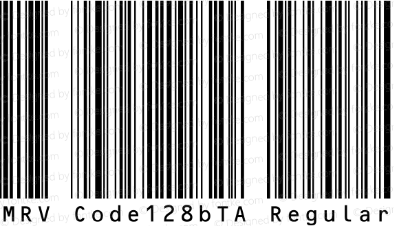 MRV Code128bTA Regular