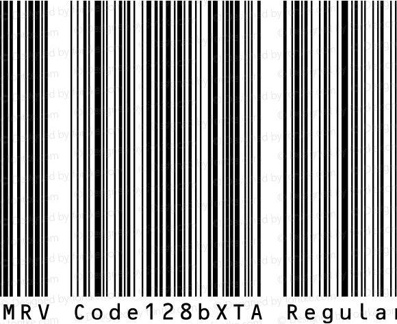 MRV Code128bXTA Regular