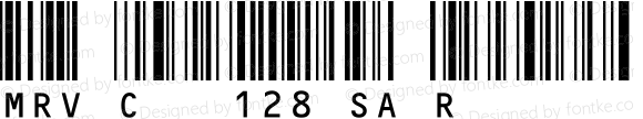 MRV Code128aSA Regular