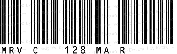 MRV Code128aMA Regular