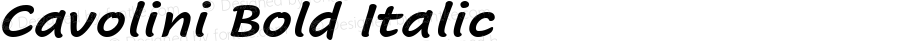 Cavolini Bold Italic