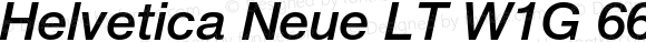 Helvetica Neue LT W1G 66 Medium Italic