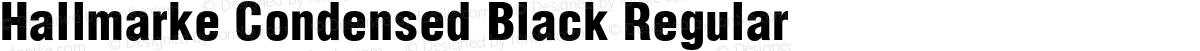 Hallmarke Condensed Black Regular