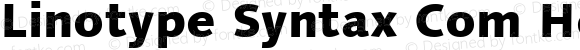 Linotype Syntax Com Heavy