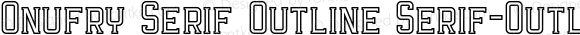 Onufry Serif Outline Serif-Outline