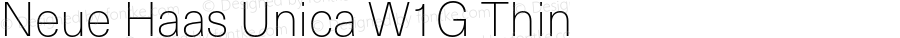 Neue Haas Unica W1G Thin
