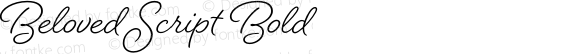 Beloved Script Bold