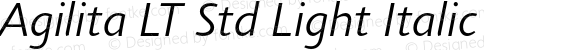 AgilitaLTStd-LightItalic