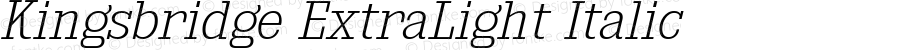 KingsbridgeEl-Italic