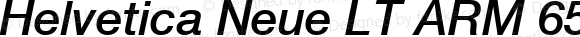 Helvetica Neue LT ARM 65 Medium Italic