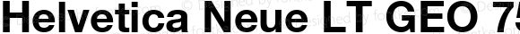 Helvetica Neue LT GEO 75 Bold