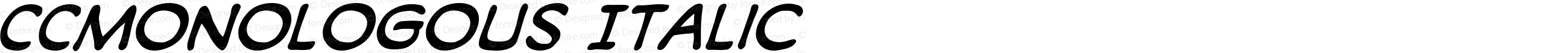 CCMonologous-Italic