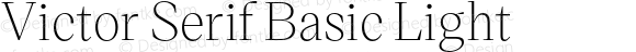 Victor Serif Basic Light