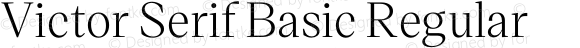 Victor Serif Basic Regular