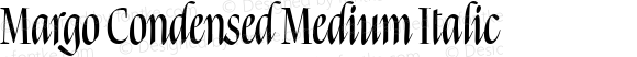 Margo Condensed Medium Italic