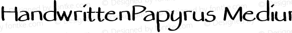 HandwrittenPapyrus Medium