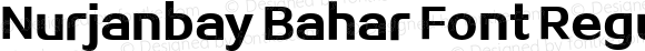 Nurjanbay Bahar Font Regular