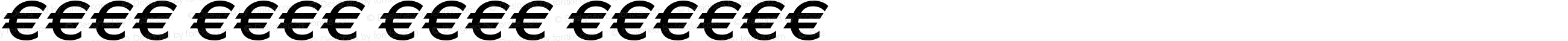 Euro Sans Bold Italic